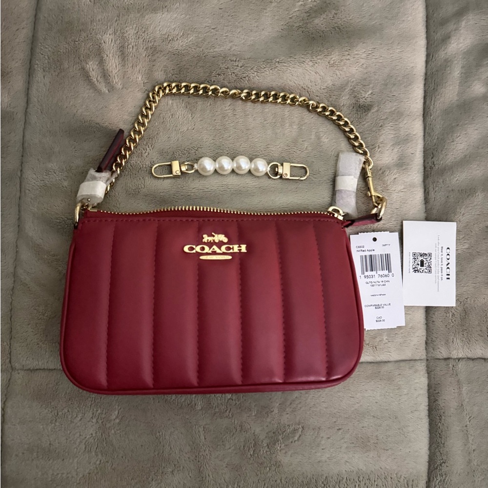 Coach Quilted Leather Shoulder Bag